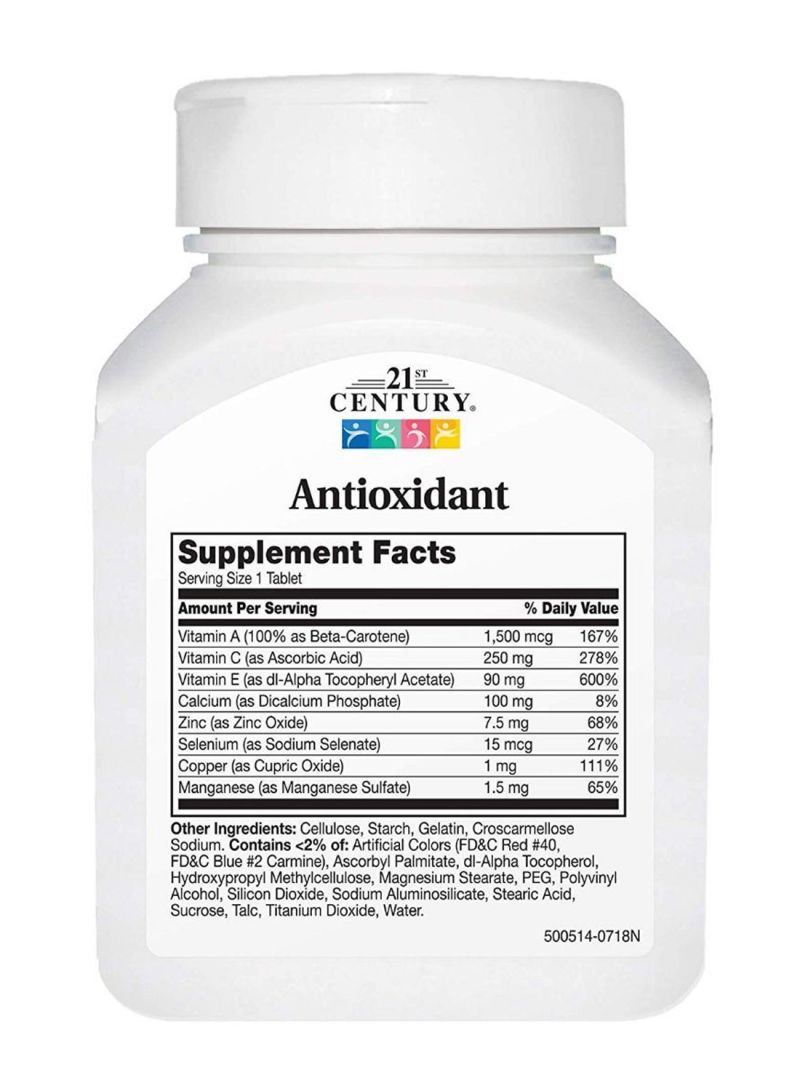 21st Century Antioxidant Dietary Supplement - 75 Tablets - Image 2